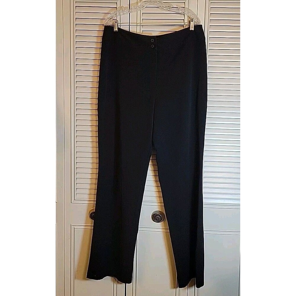 Units Wmns Size 16Tall Black Straight Leg Pants Trouser Career Dressy Classic